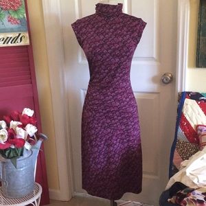 Diane Von Furstenburg cap sleeve silk dress size 4